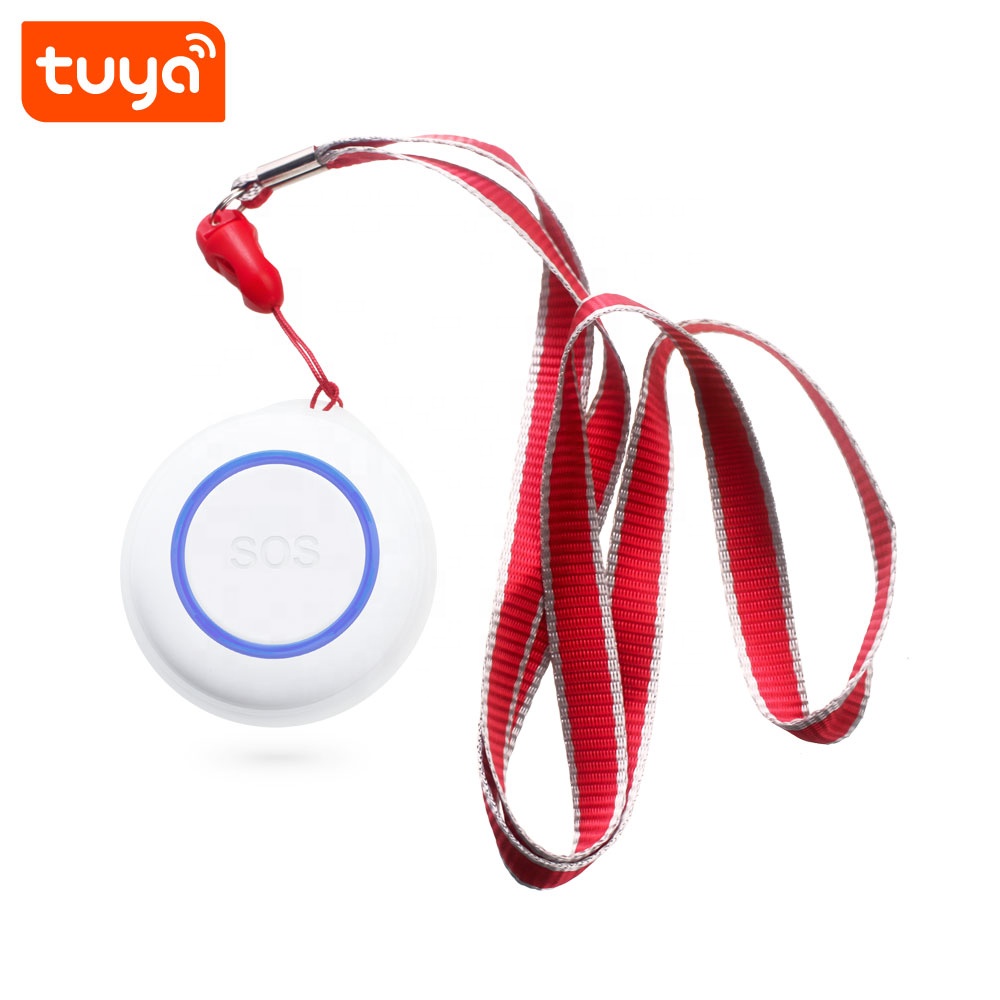 Alarma inteligente antirrobo para el hogar con botón de pánico de emergencia Tuya Wifi SOS, fabricación China, con aplicación