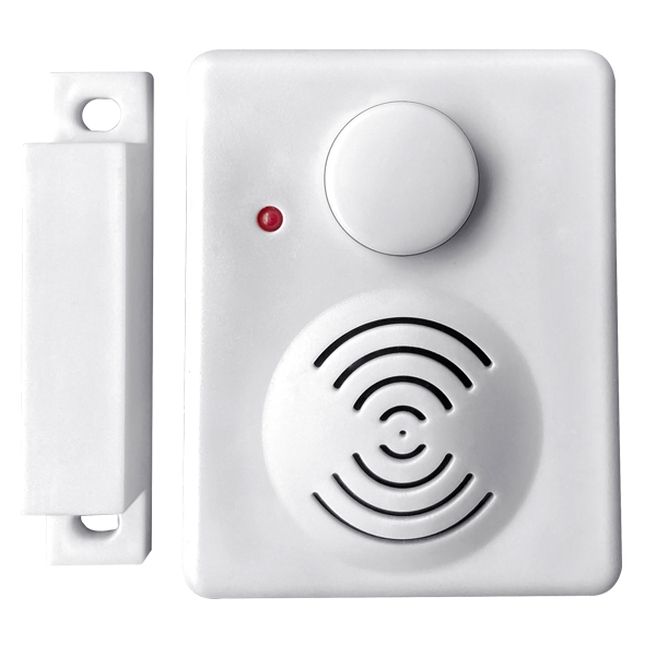 Mini Sensor magnético de puerta inalámbrico, alarma antirrobo para puerta de tienda y ventana, alarma de puerta magnética