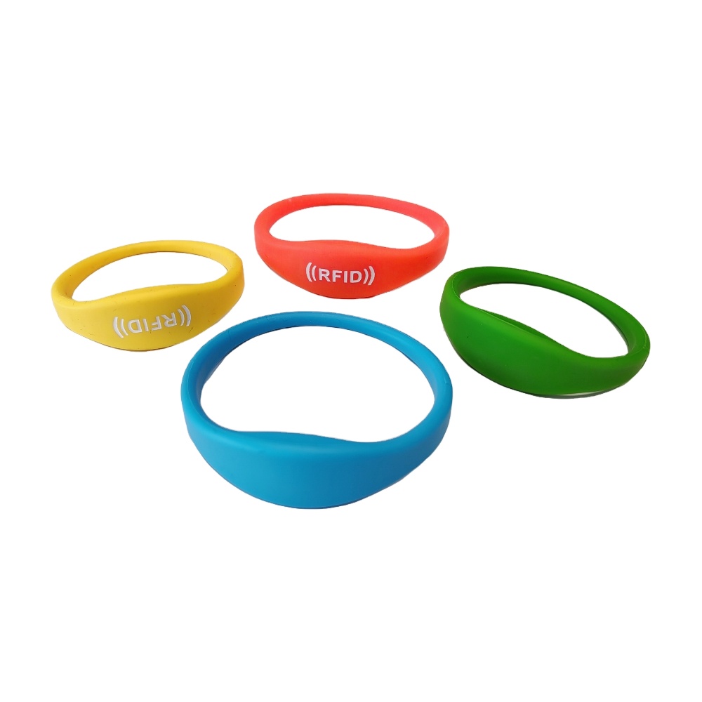 Boucle fermée étanche à haute température résistance au bracelet en silicone RFID