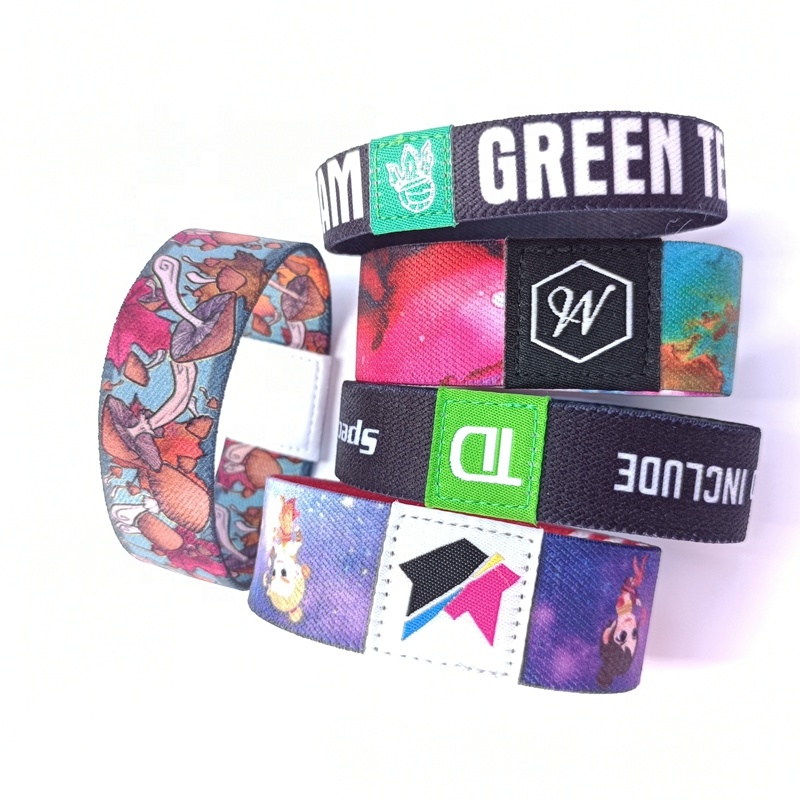 Pulsera de poliéster personalizado de moda de pulsera elástica /pulsera NFC