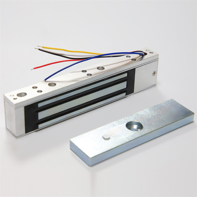 Precio de fábrica, puerta de madera, 180kgs/350lbs, 12V, eléctrico EM Mag, sistema de cerradura de puerta magnética electromagnética, cerradura magnética electrónica