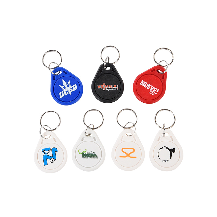 High-quality Epoxy Transparent Keyfob 125Khz 13.56Mhz RFID NFC Key fob Keychain