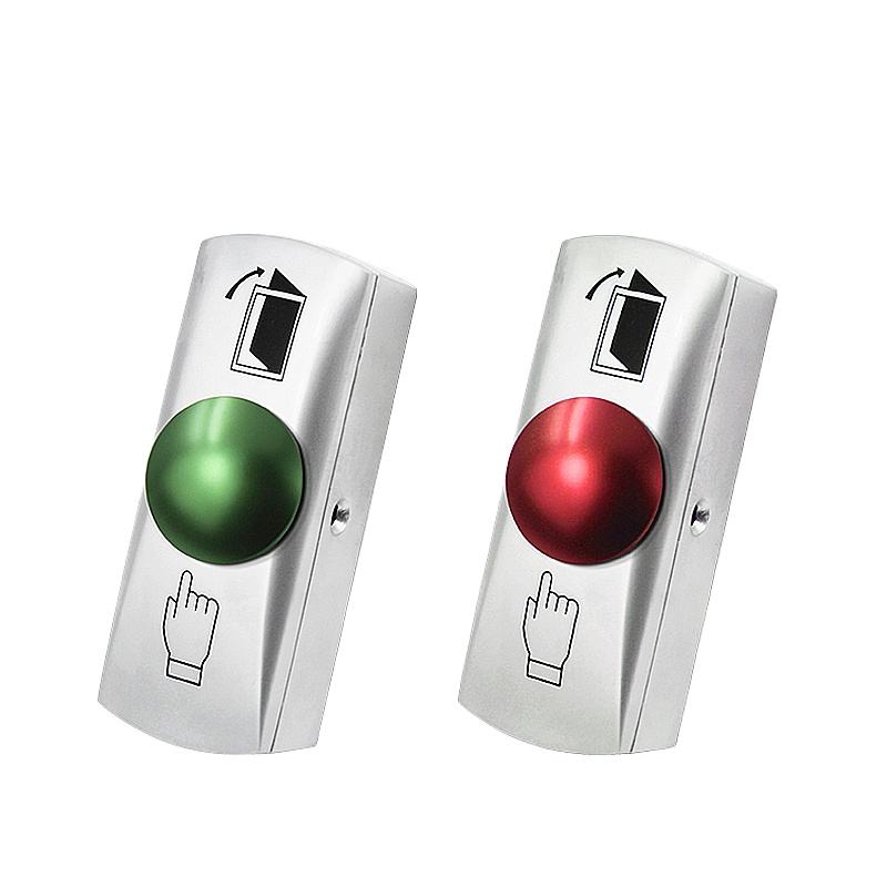 No/com PUSH Button Switches Montono Metal Access Control Botón de liberación de la puerta para el sistema de entrada sin llave pasiva