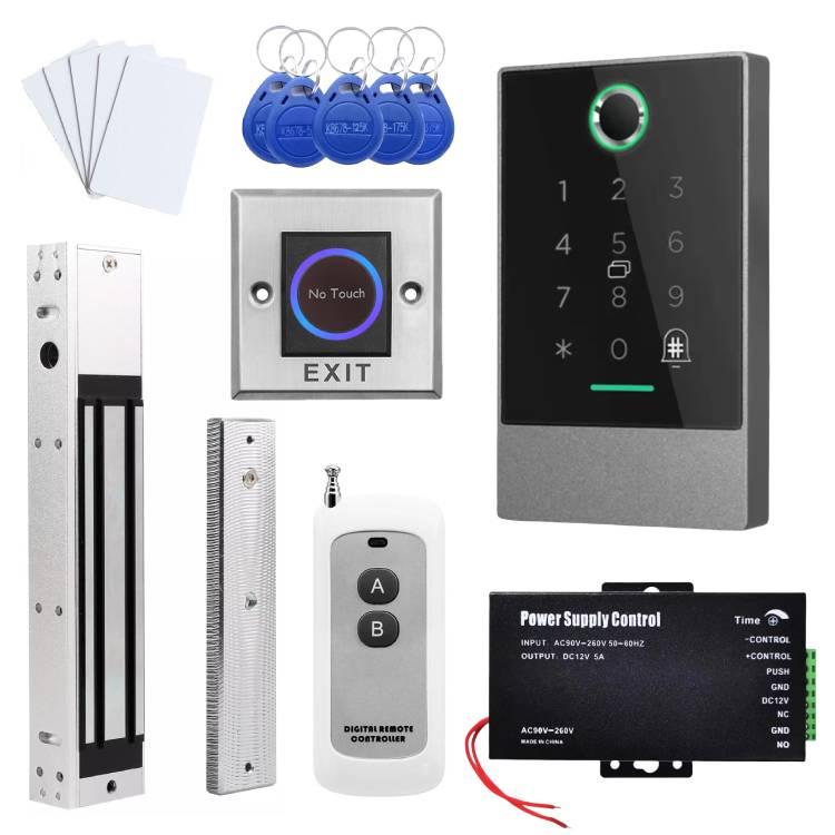 IP66 impermeable TTLock Smart App 13,56 mhz K2F Control de acceso de Metal teclado de huella digital para sistema de Control de acceso de puerta de oficina
