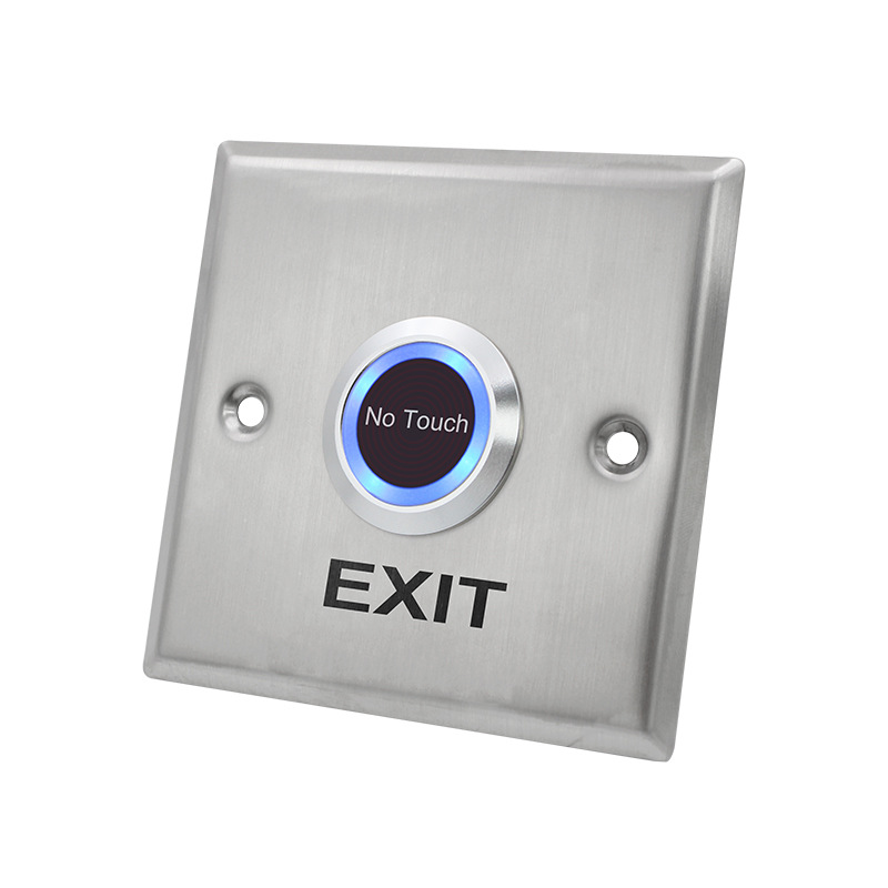 IP68 Interruptores de control remoto impermeable sin sensor de infrarrojos táctiles sin toque botón con placa de acero inoxidable