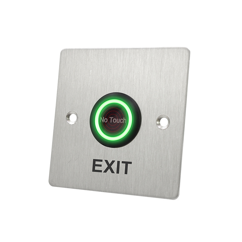 Smart Automatic Door Libere Sistema de control de acceso abierto Sensor de infrarrojos sin toque No Touch Salida Botón Interruptor de acero inoxidable