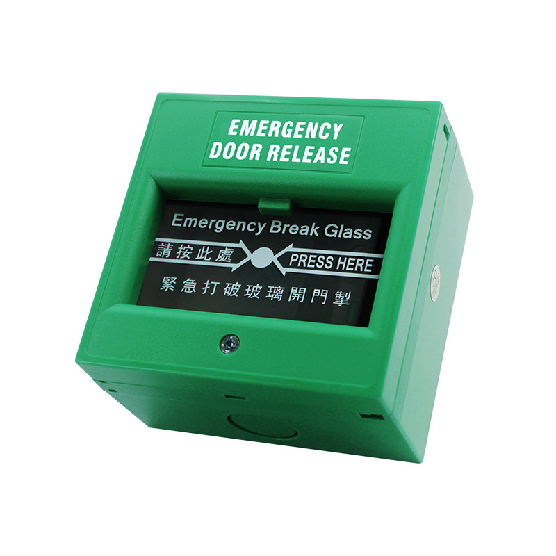 Double pole Double Trow Double Break Glass Both Button Button Switch para el sistema de control de acceso