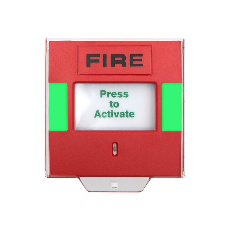 Sistema de alarma de seguridad Puerta de emergencia Liberación cuadrada Manual de llamada de vidrio de break de emergencia Direccionable