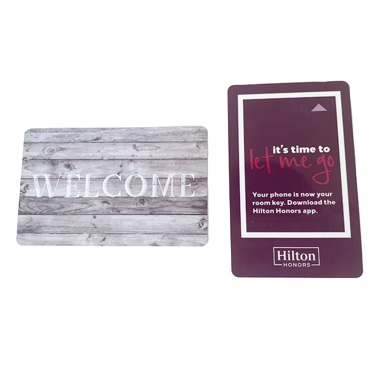 Customized 13.56Mhz M1 1K 4K PVC RFID Hotel Key Card for Access Control