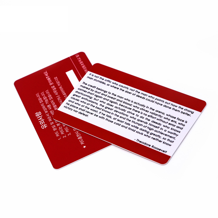 Impresión personalizada 13.56MHz Tarjetas NFC Tamaño estándar (85.5 mm x 54 mm) Material de PVC ISO 14443A 216 Tarjetas NFC