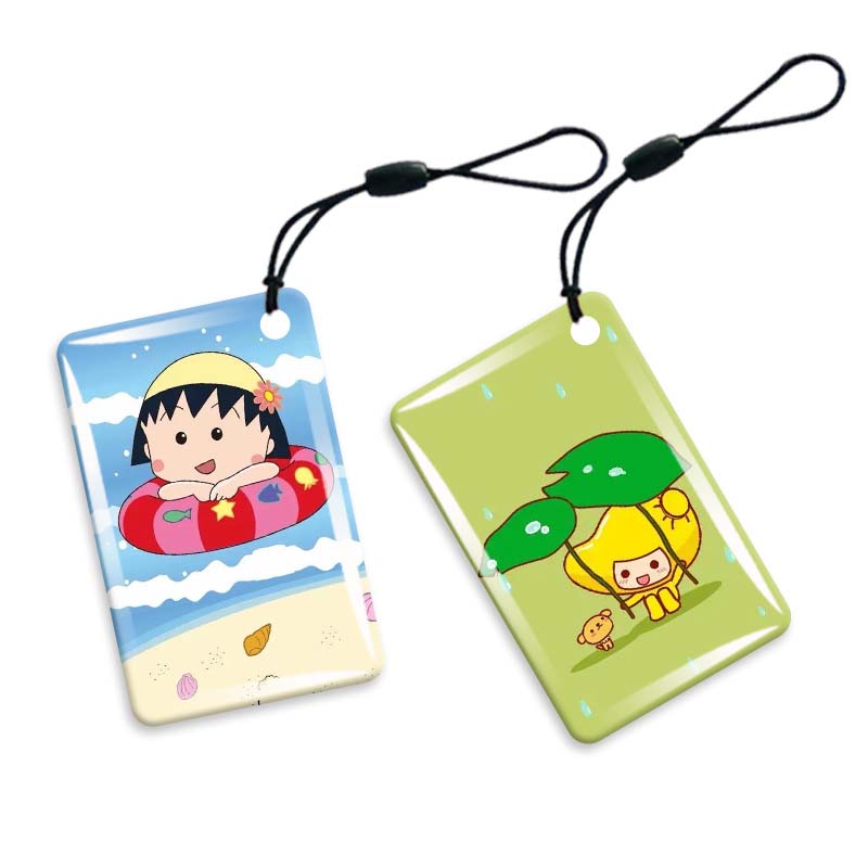 Custom Shape Design 13.56mhz Waterproof Epoxy Google Review NFC Card With QR Code Printing