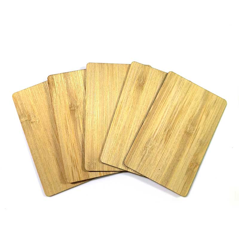 ISO Standard 13.56MHZ Wooden Business Card NFC Card Ready to Ship Blank Cherry Wood Card for Access Control System