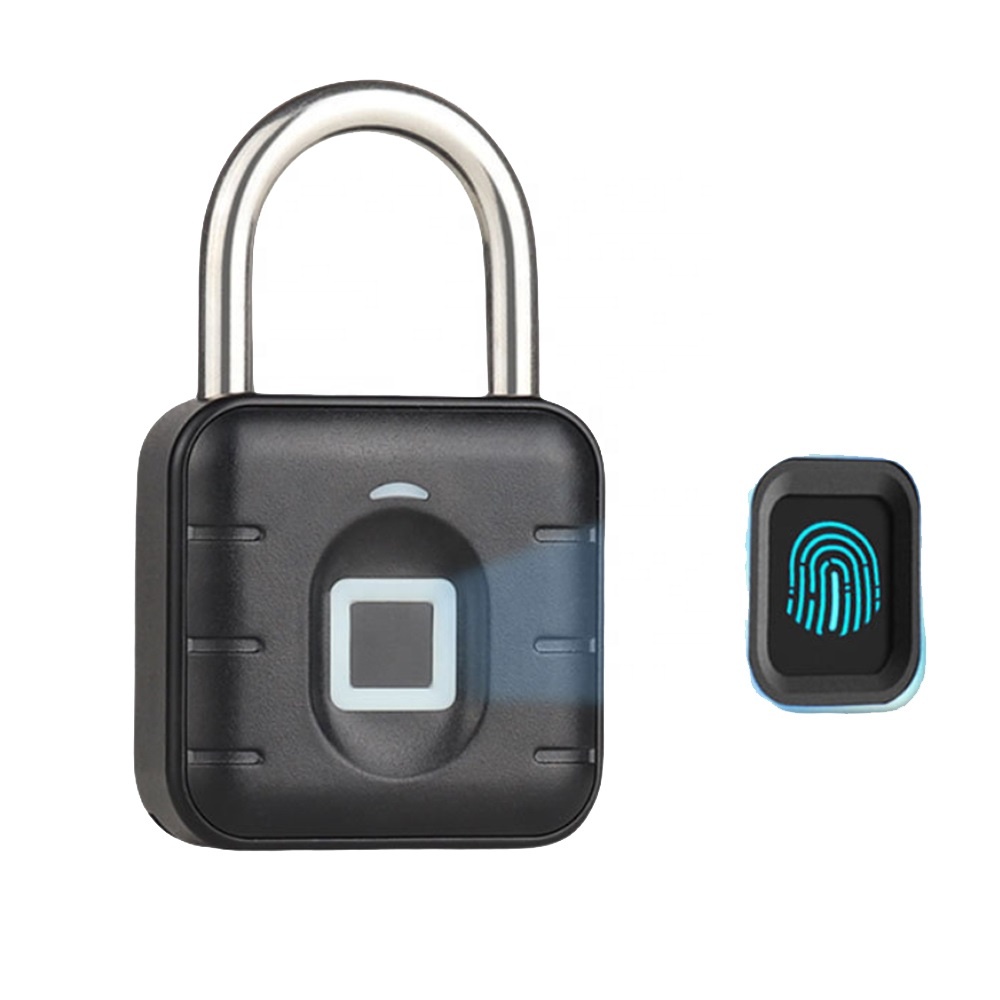 High Quality Waterproof IP67 Fingerprint Wardrobe Cabinet Lock for Luggage with Battery Smart Biometric Finger Print Padlock