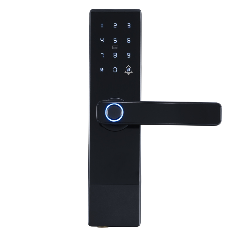 TUYA Smart Security Lock WiFi Mot de passe digital empreinte RFID IC Lecteur de carte digitale Gandage d'empreinte digitale Application Network Smart Door Lock