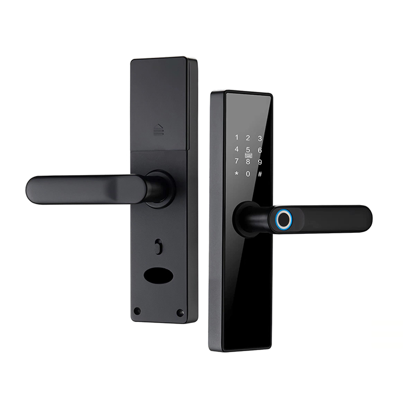 Verrouillage de porte intelligente numérique intelligent Mot de passe du scanner d'empreintes digitales biométriques Mot de passe Smart Lock pour l'appartement de l'hôtel