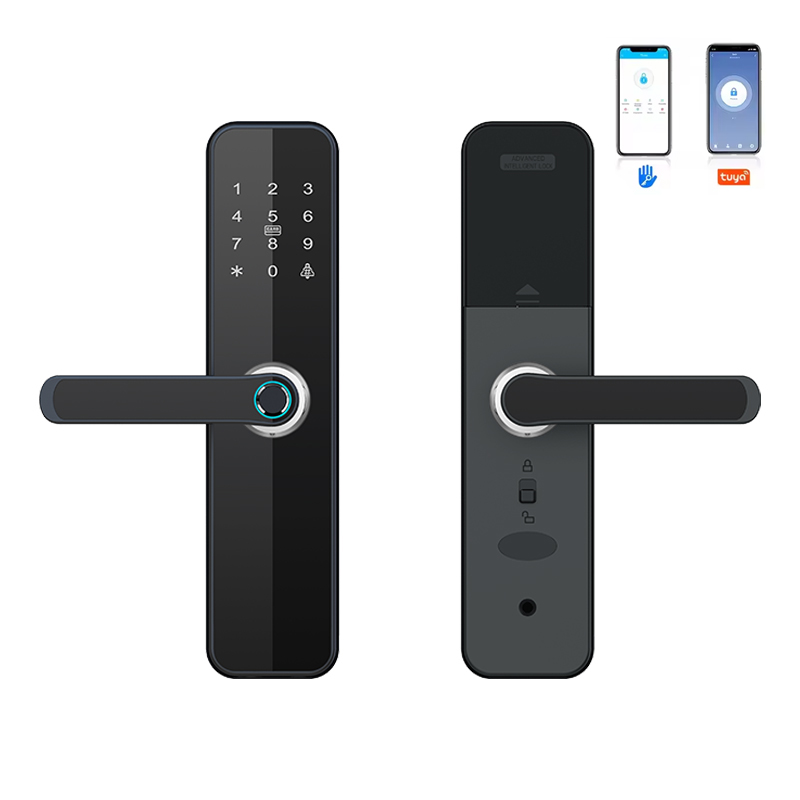 TUYA Smart Life App WiFi Access Control sans clé Code électronique Code de porte Verrures de porte avec appartement d'application et AIirbnb