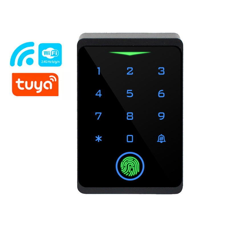 TUYA APP DOOR LOCK IP66 FAIRPRINT PHOYLINGERINT WIFI WIFI CONTROL CONTROL STANDALONE DEILPAD Photeprint EM RFID CARD DOOR