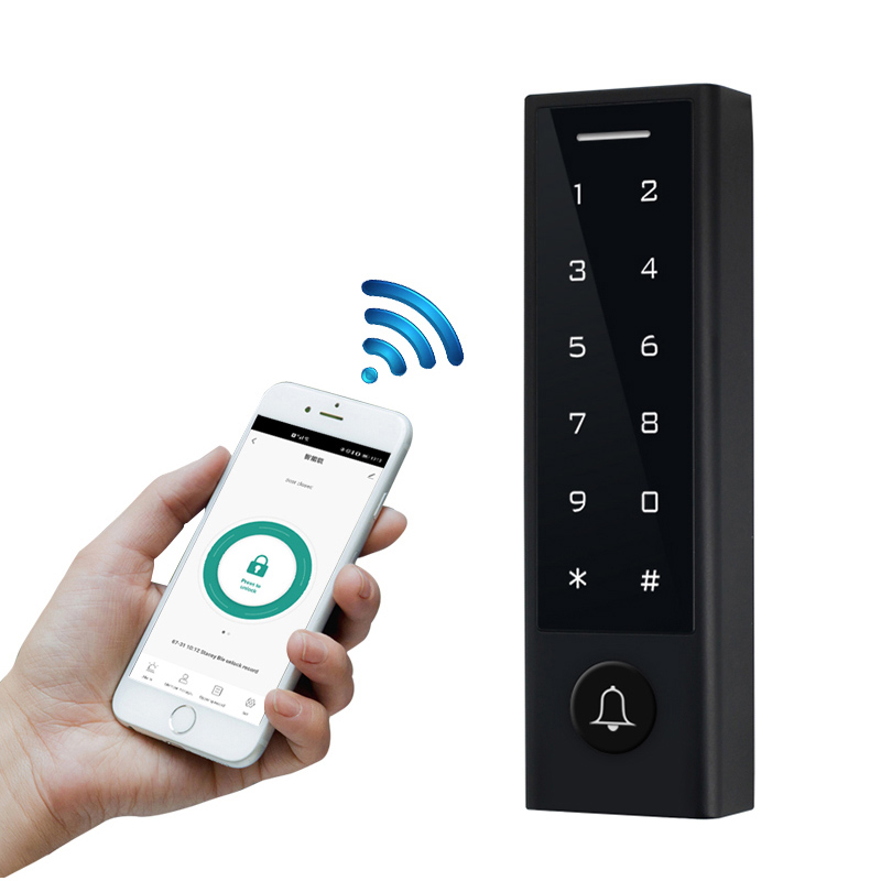 WiFi Security Access Control Keypad Smartphone -Steuertür Zugriff mit Tuya App
