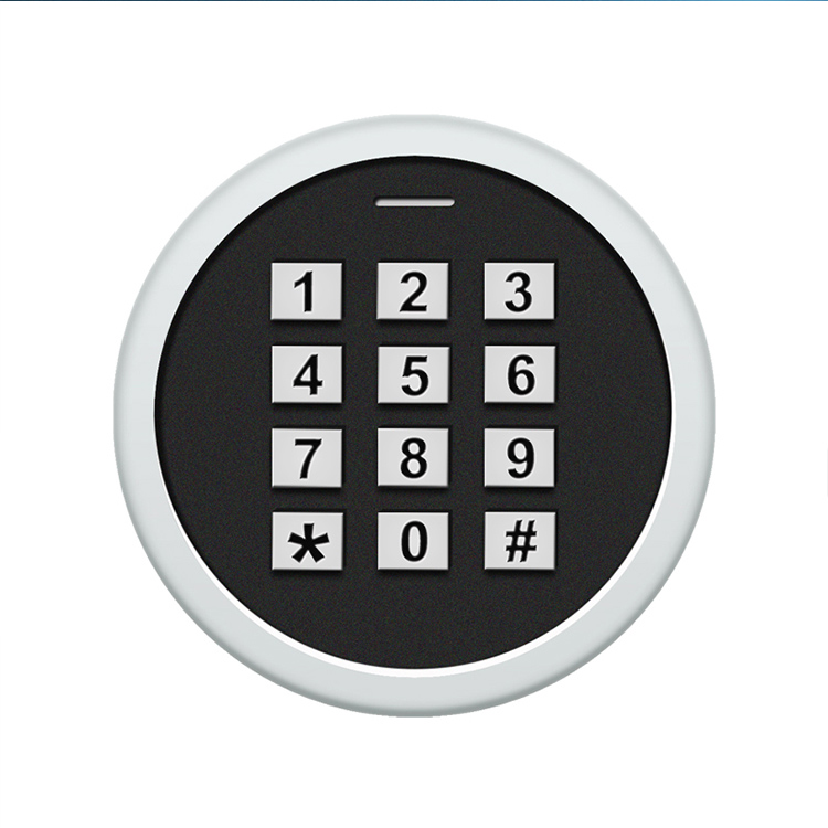 Sistema de control de acceso independiente de teclado digital ACM Mini Round de forma redonda