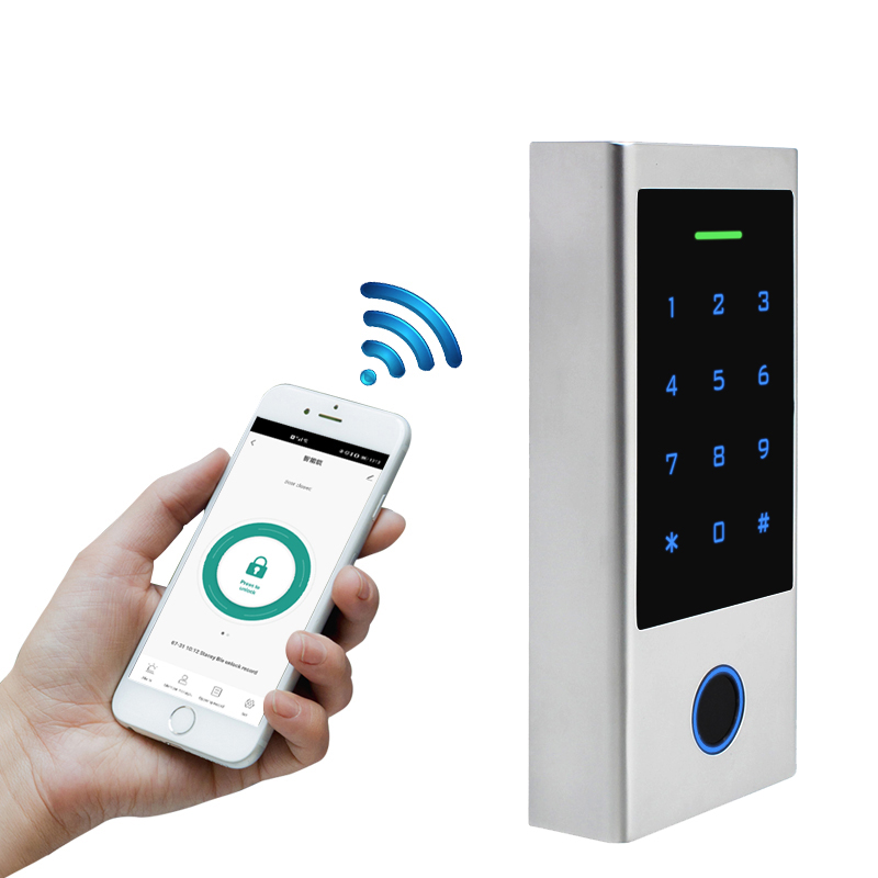 KeyPad Tuya Bluetooth touch tuyaproof bluetooth thyyprint 125khz RFID Card Access Control Gateway Apri la porta Remotly