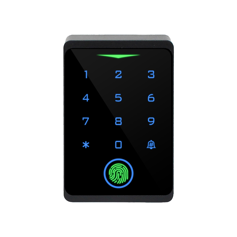 2.4g Wifi Tuya Passada de huellas dactilares Código de transmisión de 125 kHz Toque Touch Keypad Control de acceso de China Factory Fabricante