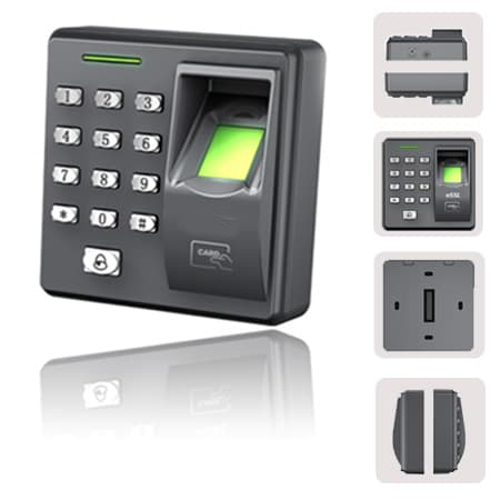 Huella digital independienteRFID Reader Control de acceso de 125 kHz Material ABS con salida de Wiegand