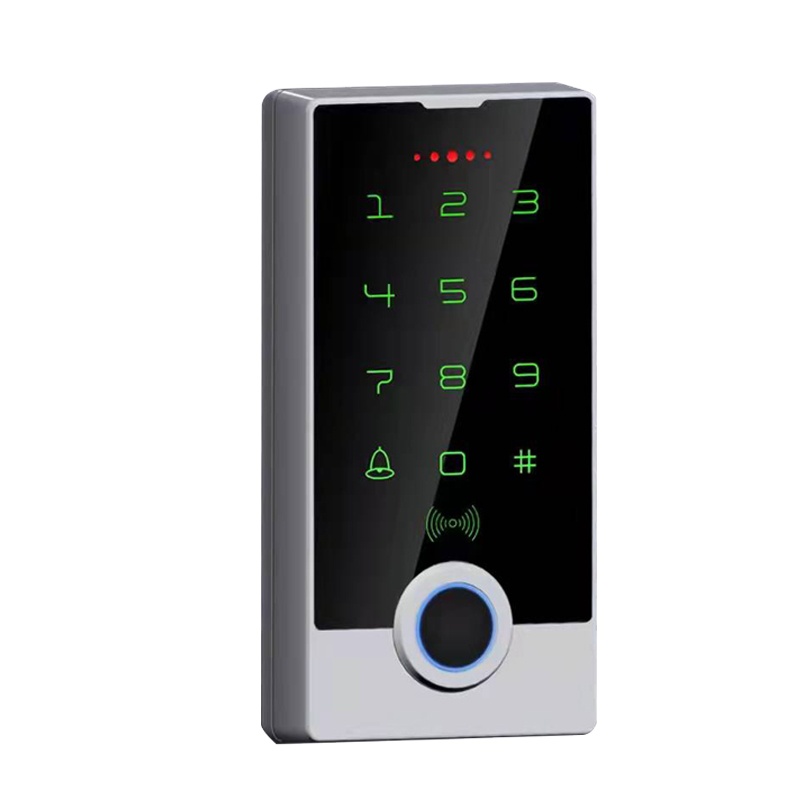 Keypad de control de acceso, controlador de huellas digitales, tarjeta de 125 kHz, abridor de cerradura de puerta, teclado de puerta de entrada, IP68 impermeable, 1000 usuarios