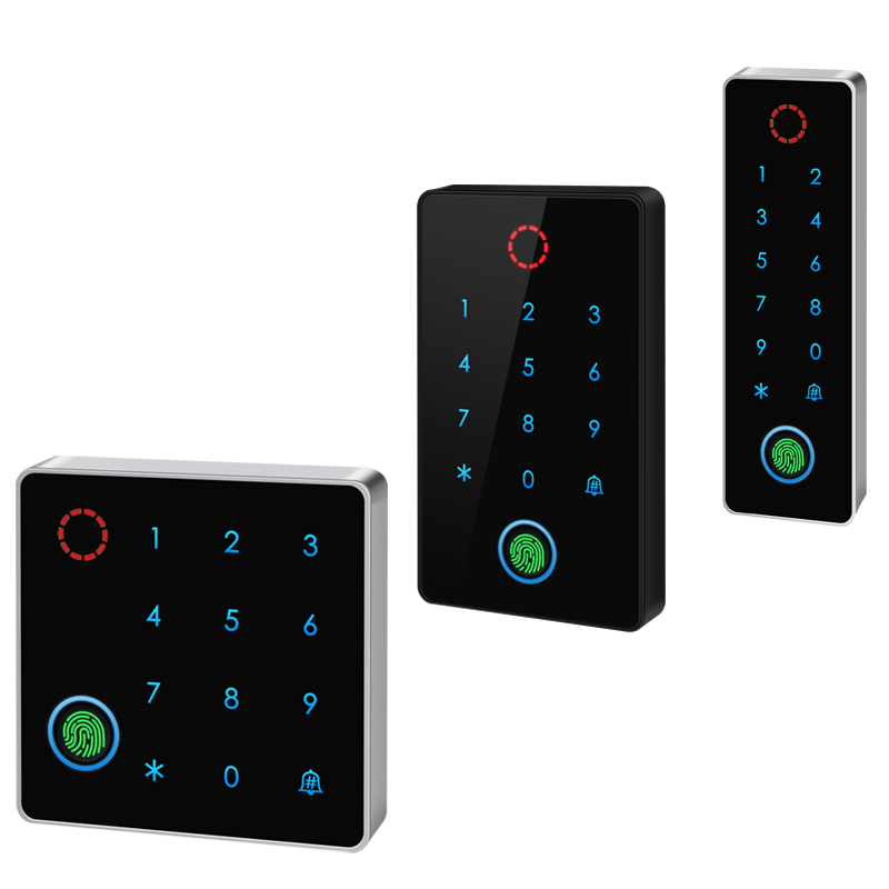 Tuya Keyboard Kontrol Akses Seluler Cerdas Sistem Pengereman Anti-Kunci Sidik Jari Tahan Air Pembaca Frekuensi Radio 125KHz