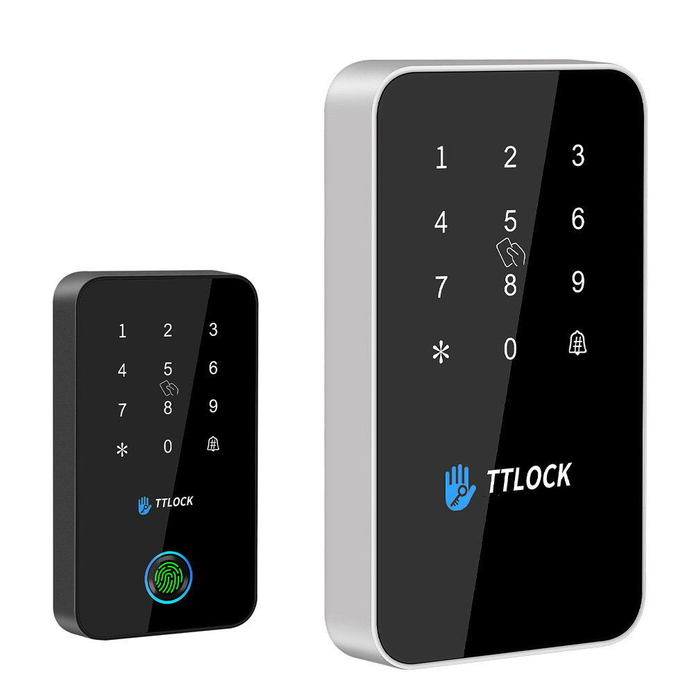 TTLOCK APP MJ03F 指纹门禁系统开门器蓝牙电动门键盘 13.56Mhz 密码防水