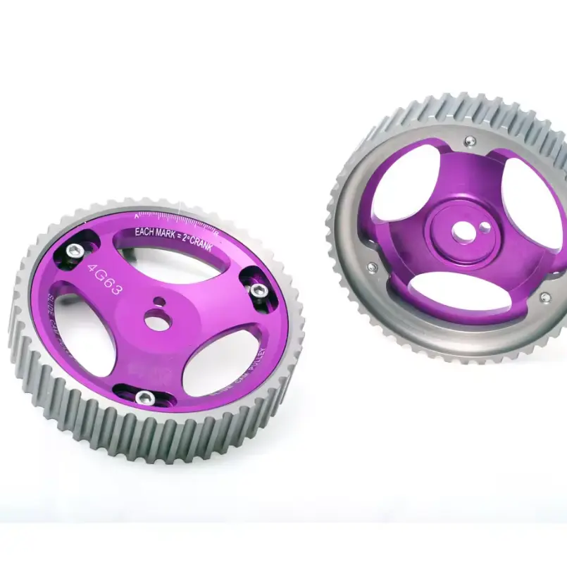 Adracing High Performance Aluminum Alloy Adjustable Cam Gear Mitsubishi 4G63 Engine Timing Camshaft Gear Pulley