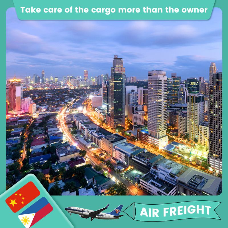 Air shipment from Guangzhou China to Luzon Philippines door to door service