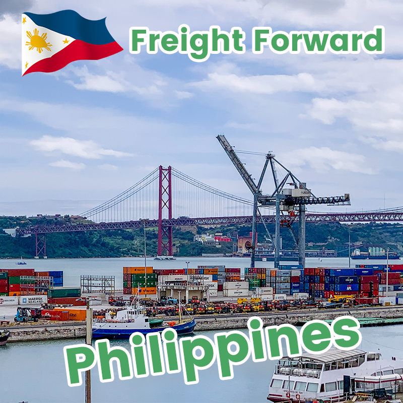 Guangzhou Yiwu Ningbo Shanghai  to Philippines freight forwarder door to door shipping customs tax