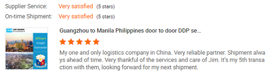 Sea freight forwarder China to Philippines legit shipping agent in Alibaba, Sunny Worldwide Logistics