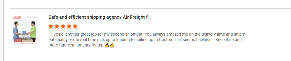 Logistics company shipping from China to Philippines air freight, Sunny Worldwide Logistics