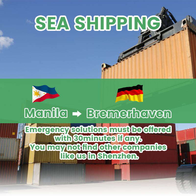 China Shipping Forwarder Murang pagpapadala mula sa Pilipinas sa Germany Europe Philippines sa UK Sea Freight Rates