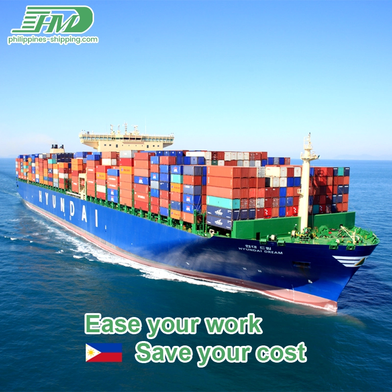 Sea shipping cost from China to Manila Davao Cebu Philippines 20ft 40ft container