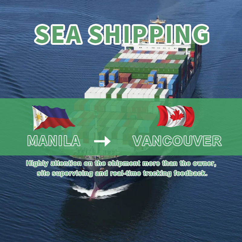 菲律宾到加拿大门到门海运货运代理