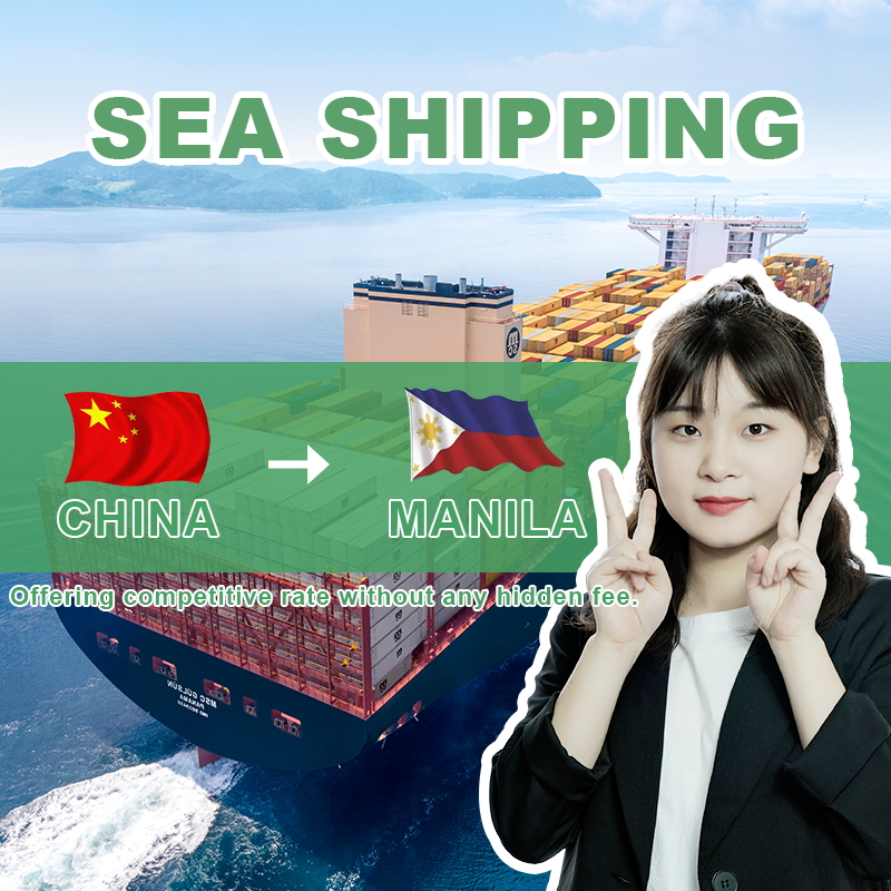 Sea freight from China pick up from factory cargo service to Philippines