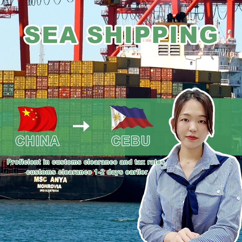 Freight forwarder China to Philippines sea shipping door to door delivery to Cebu