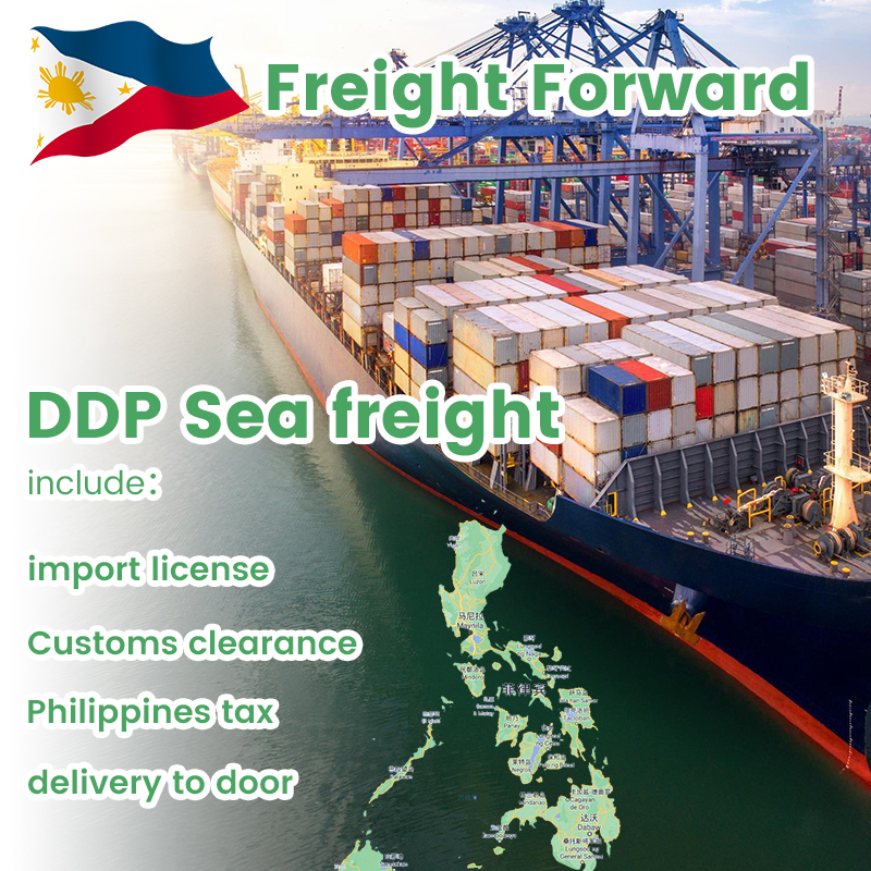 Shipping agent door to door by DDP DDU sea service Manila to the Southampton UK sea freight