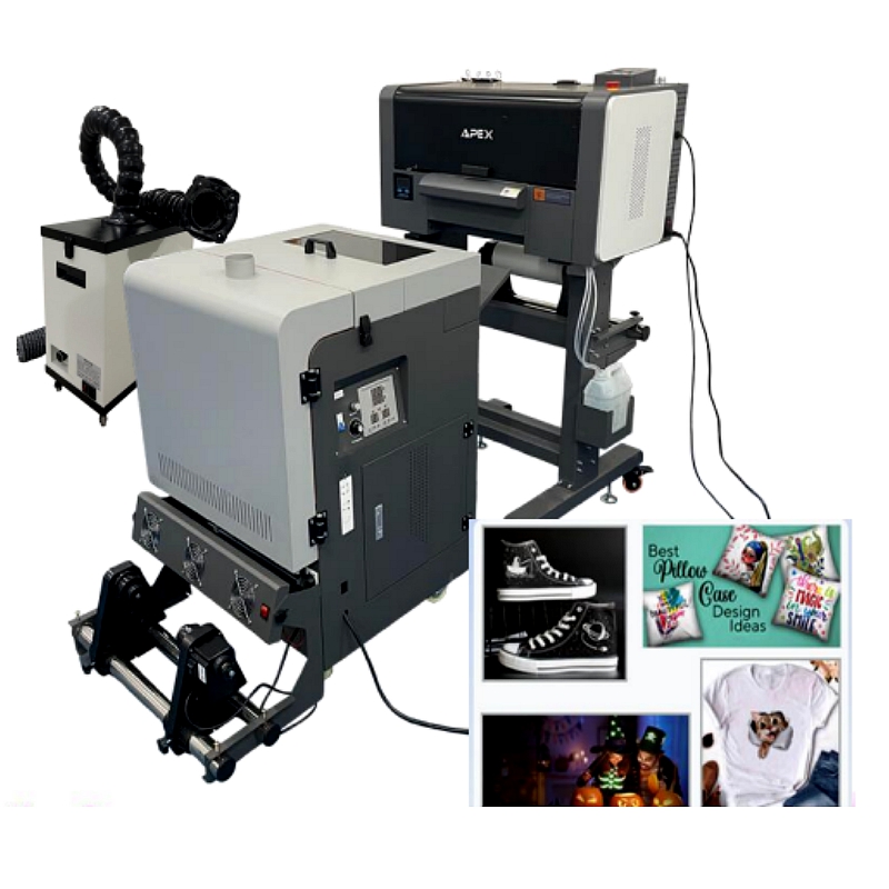 Sistema de impresión DTF de 33 cm con cabezal de impresora dual i3200 - DTF-A3