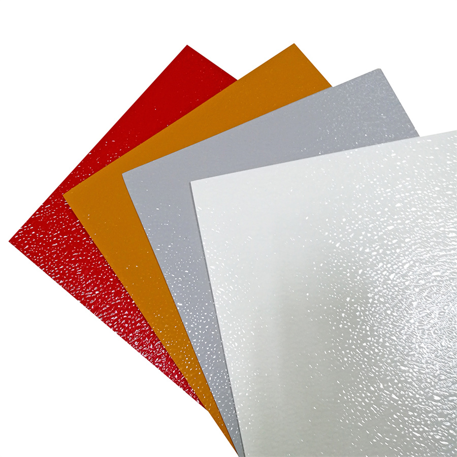 White Pebbled Finish Wall Cladding FRP Glass Fiber Reinforced Polymer GFRP Board Sheet