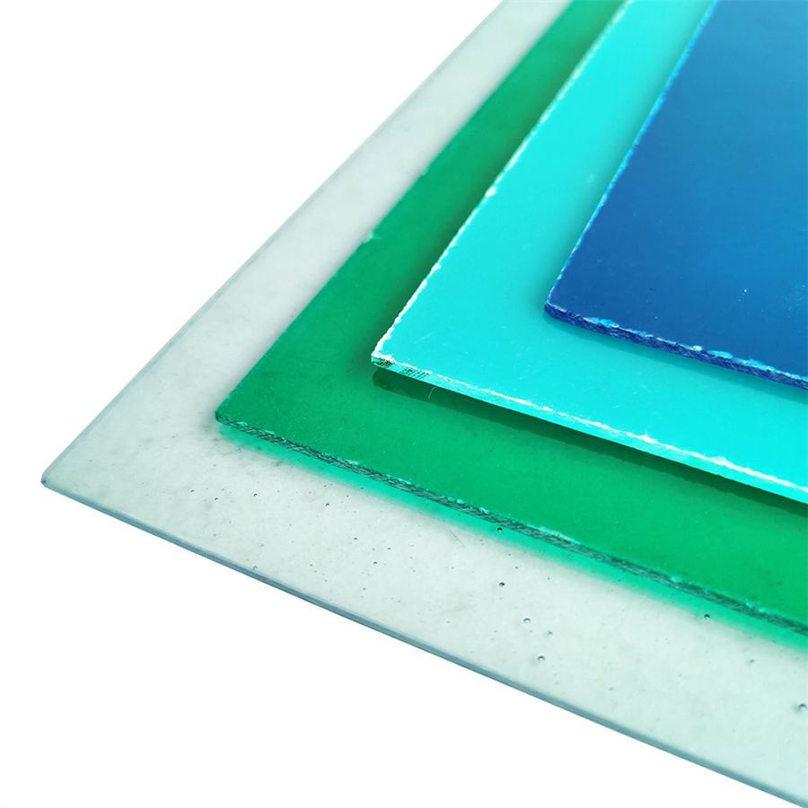 Китай Skylight Синий Зеленый Прозрачный Плоский Прозрачный Стекловолоконный Лист Поставщики
