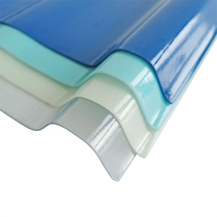 Gel Coated Rooflights Corrugated Translucent Composite GRP FRP Fiberglass Roof Panels