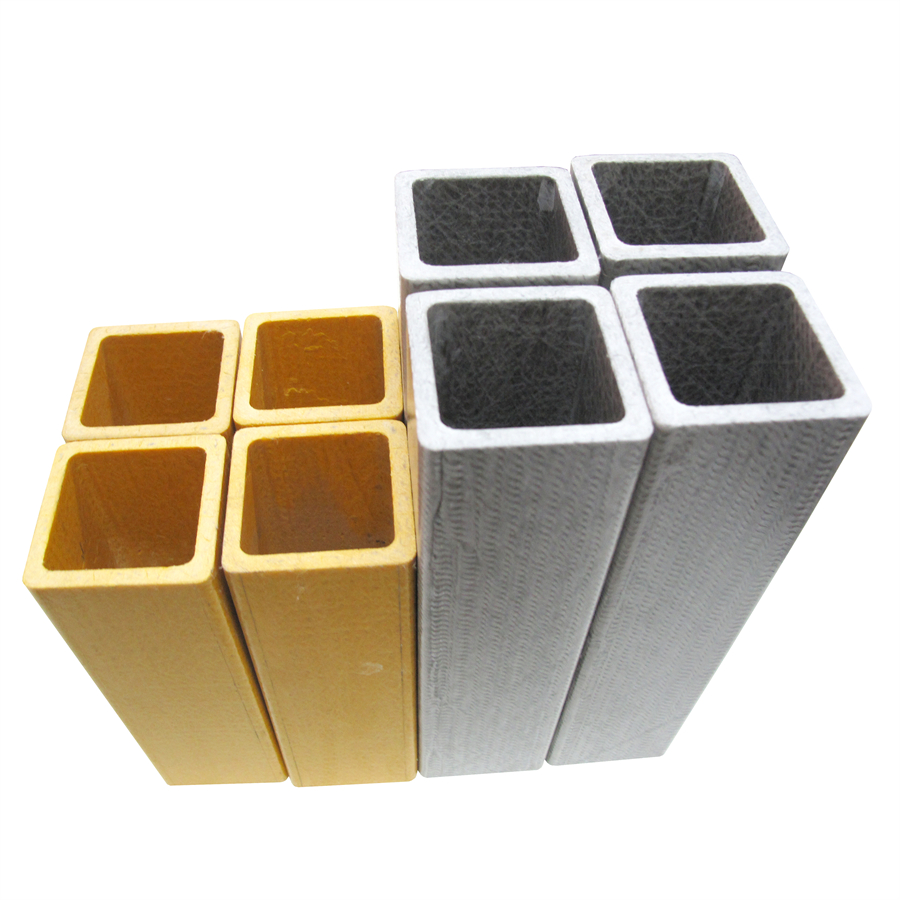 Pultruded Sqaure Round Rectangle Profiles Fiber Glass Reinforced Plastic FRP Pipe Suppliers