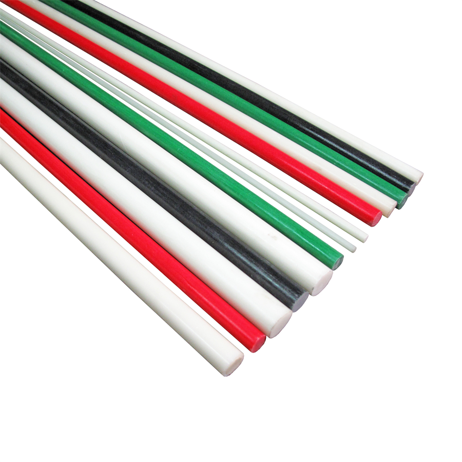 China Price Custom Pultruded Colored Round Shape Fiberglasverstärkter Kunststoff FRP Rod