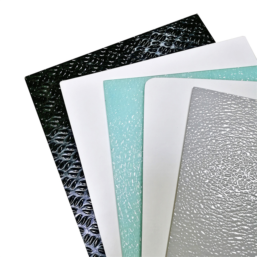 Colored Smooth and Embossed 2mm 3mm Fiberglass Reinforced Plastic Sheet Wall GRP FRP Cladding
