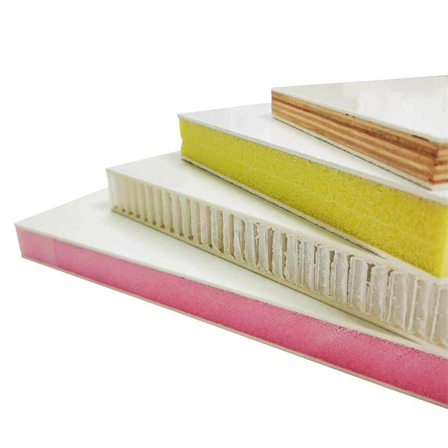 Insulated Foam Composite and Honeycomb Sandwich Fibreglass Reinforced Panels For Trailers