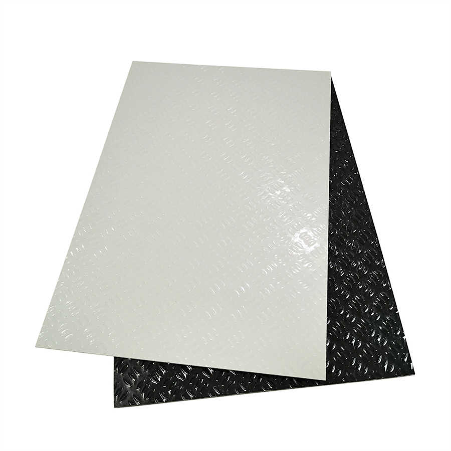 Embossed Non Slip Fiberglass Reinforced Polyester GRP Anti Slip Flooring Sheets