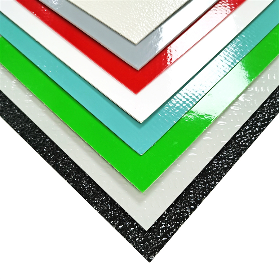 Added Surface Mat High Glossy Exterior Use Glass Fiber Reinforced Plastic FRP Panels For Sale